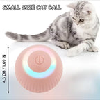 Smart Cat Toy Automatic Rolling Ball Electric Cats Toys Interactive for Pet Training Self-Moving Kitten Toys for Indoor Playing